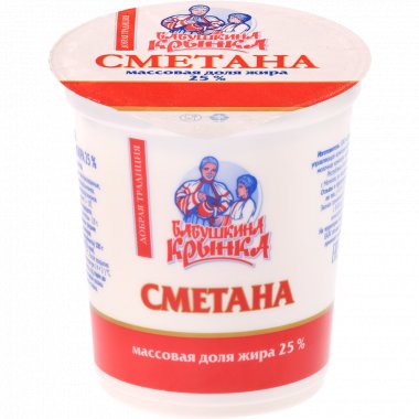 Сметана «Бабушкина крынка» 25%, 380 г