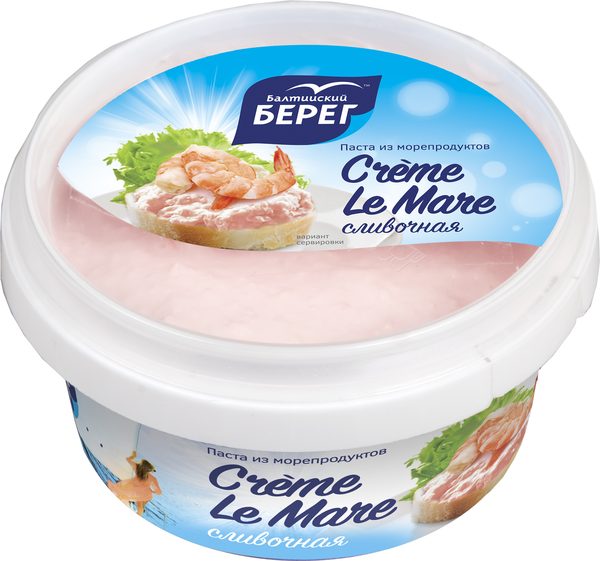 Паста из морепродуктов Creme Le Mare Сливочная 150г