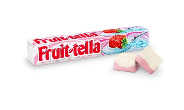 Конфета жевательная Фрут-телла клубничный йогурт 41г Россия
