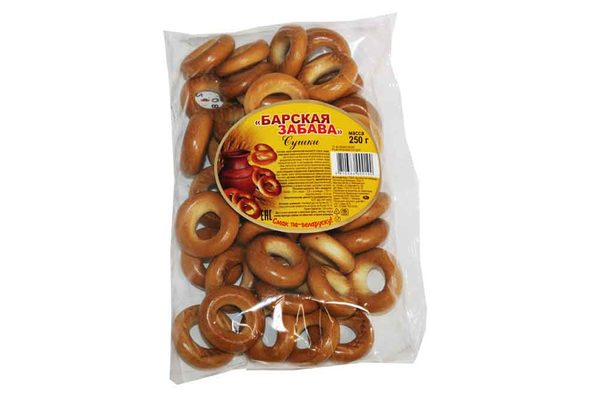 Сушки Барская забава п/п пакет 250г