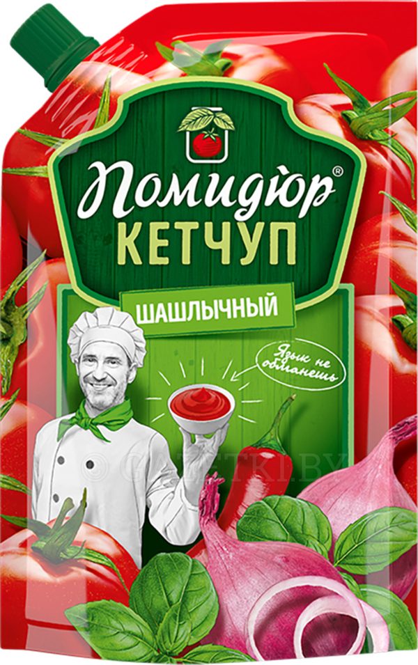 Кетчуп Помидюр Шашлычный к-п1 д/п 270г
