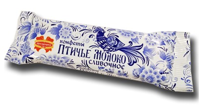 Конфеты глазированные Птичье молоко сливочное 38г