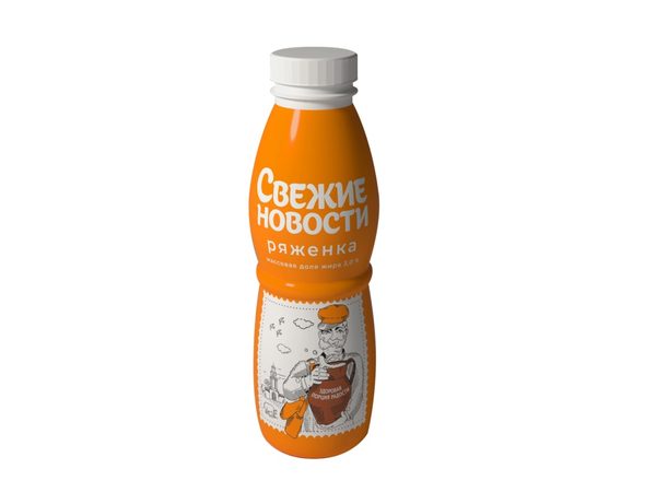 Ряженка "СВЕЖИЕ НОВОСТИ" 3% (ПЭТ-бут.) 450г