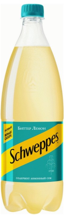 Напиток безалкогольный Швепс Биттер Лимон 1л