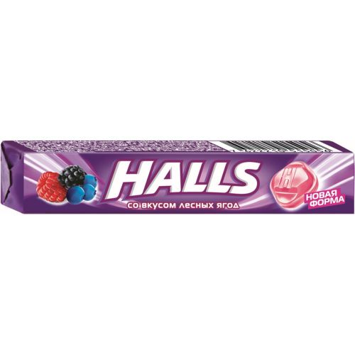 Карамель леденцовая Холлс со вкусом лесных ягод 25г