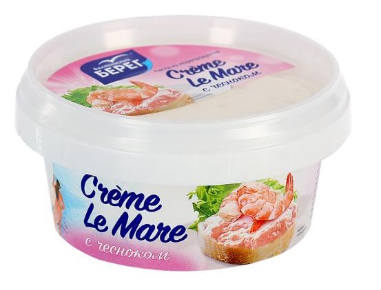Паста из морепродуктов Creme Le Mare с чесноком 150г