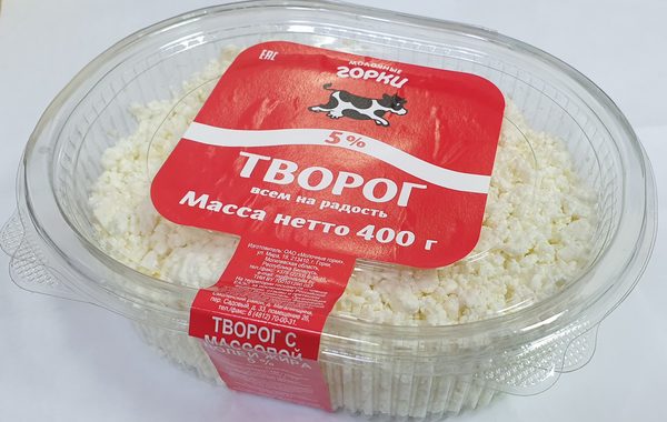 Творог рассыпчатый «Молочные горки» 5%, 400 г