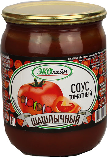 Соус томатный Эколайн Шашлычный 500г