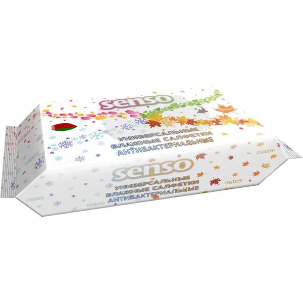 Влажные салфетки "Senso" универсальные 100шт