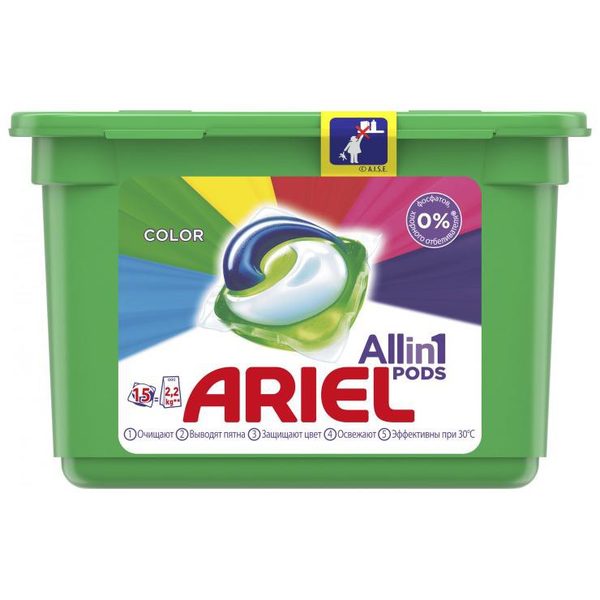 СМС "Ariel" color в капсулах (15*27г) 405г
