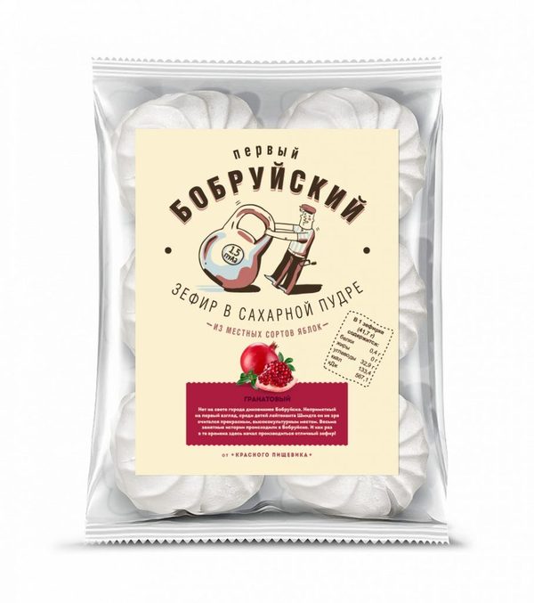 Зефир Первый Бобруйский гранатовый 250г