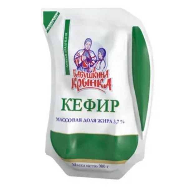 Кефир «Бабушкина крынка» 3.2%, 900 мл