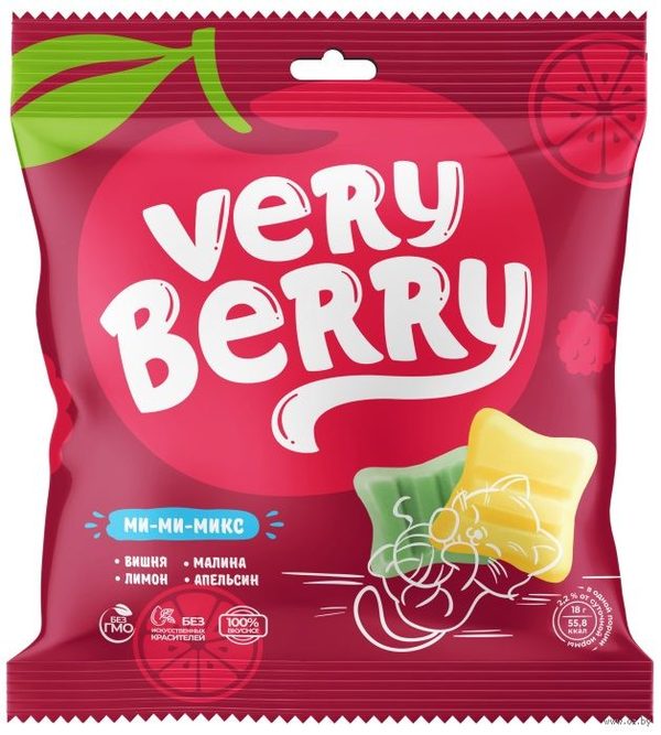 Мармелад Ягодный Микс 75г