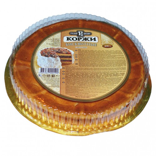 Корж бисквитный 400г