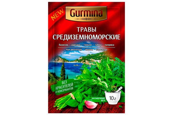 Приправа Средиземноморские травы Gurmina 10г