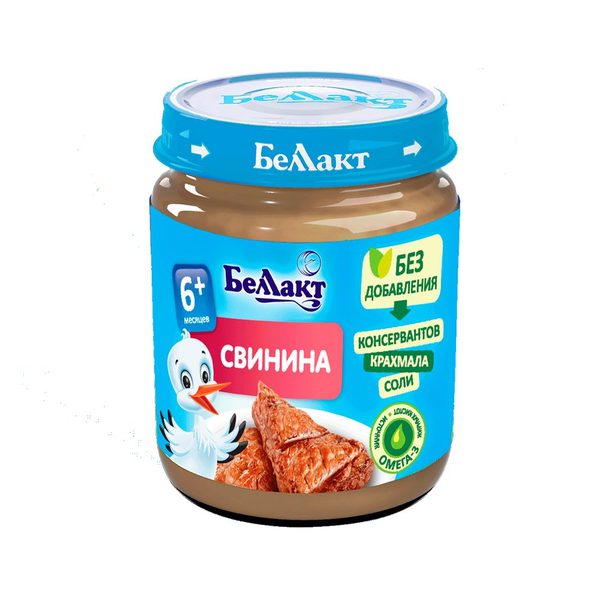 Консервы мясные для детского питания из свинины гомоген 95г