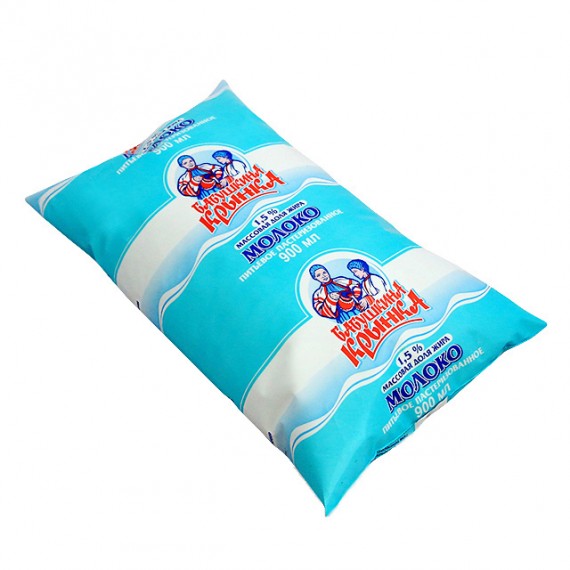 Молоко Бабушкина крынка 1,5 900мл