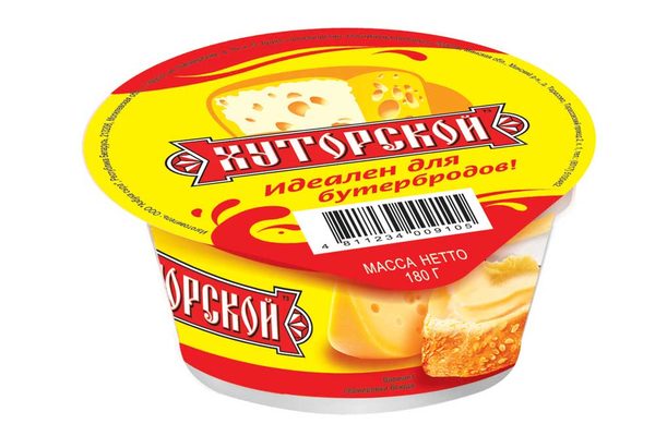 Продукт плавленый Хуторской 50% стакан 180г