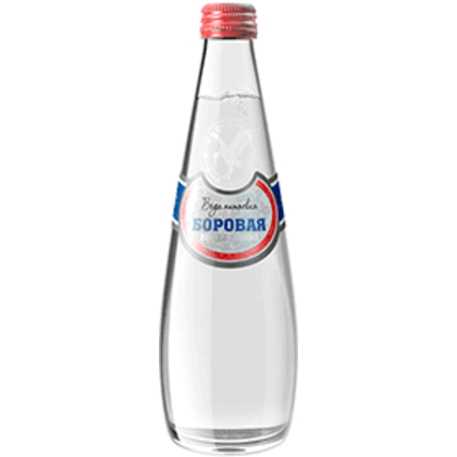 Вода питьевая Боровая природная среднегаз ст/бут 0,33л