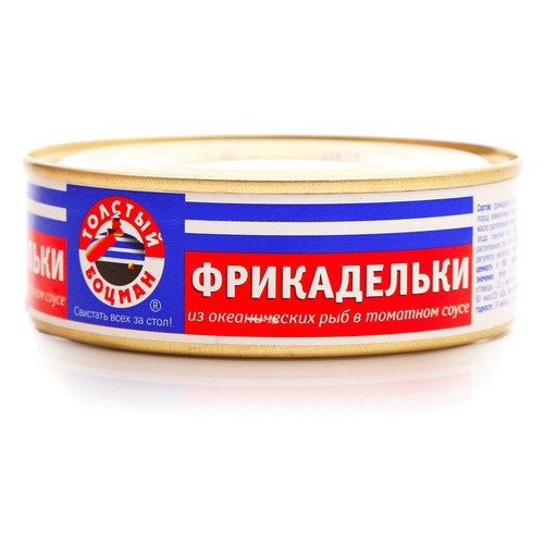 Фрикадельки из океанических рыб в томатном соусе ТМ Толстый Боцман 230г