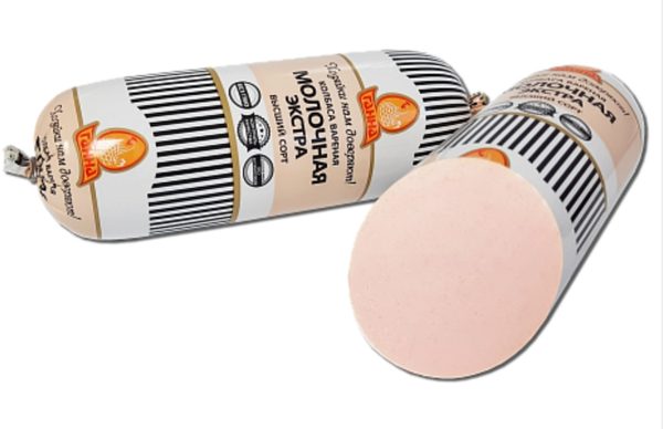 Колбаса вареная "Молочная экстра" из м/пт в/с 450г