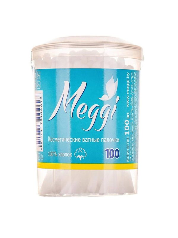 Ватные палочки "Meggi" 1 уп.*100шт
