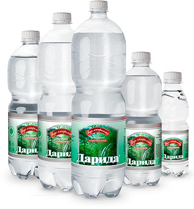 Вода минеральная Дарида лечебно-столовая газир 1,5л
