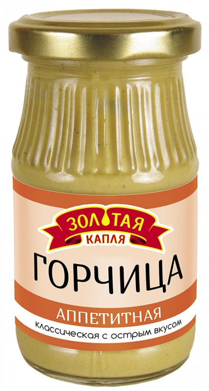 Горчица "Аппетитная" "Родны кут" ст/б 170г СТМ