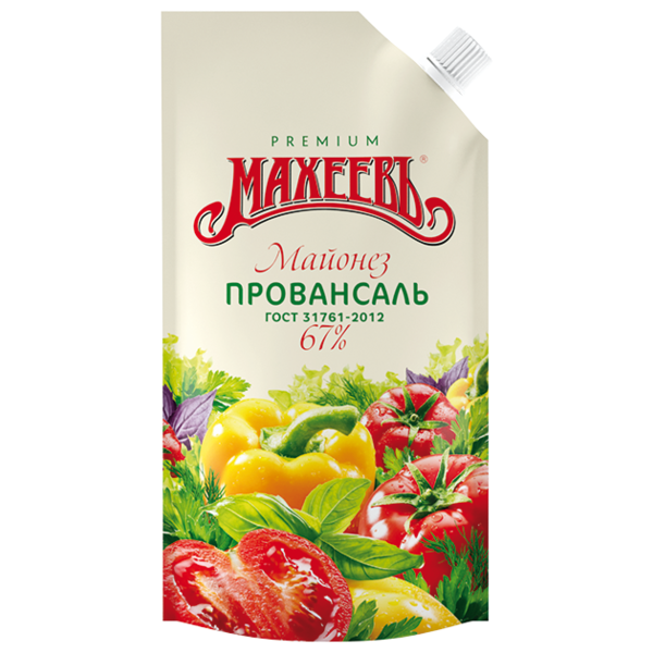 Маянэз Провансаль Махееў 67% дой-пак з доз 400