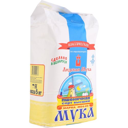 Мука пшеничная Классика в/с М54-25 5кг