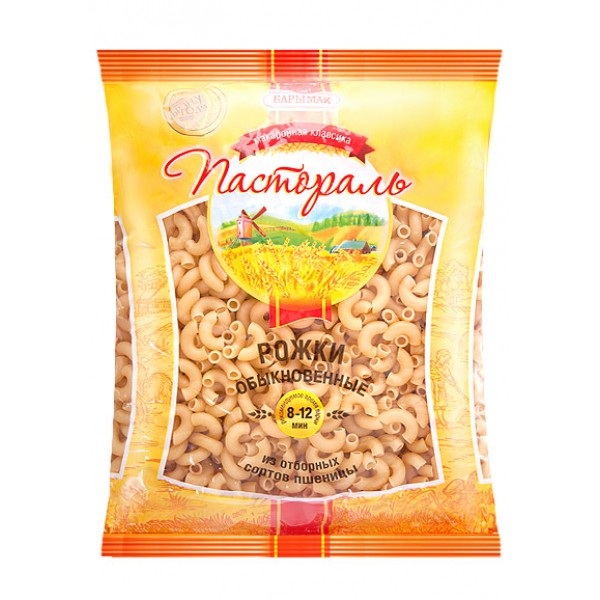 Макаронные изделия Пастораль рожки 900г