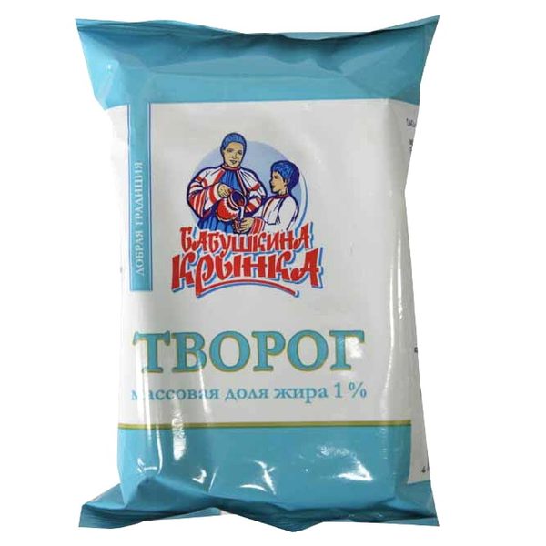 Творог «Бабушкина крынка» 1%, 200 г.