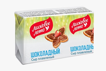Сыр плавленый Ласковое лето Шоколадный 30% 90г