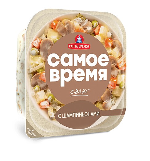 Салат с шампиньонами 150г