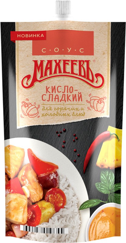 Соус дэлікатэсны "Махеевъ" кісла-салодкі 230г