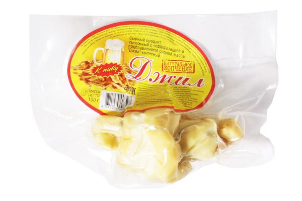 Продукт сырный "Джил" копченый, 100 г.