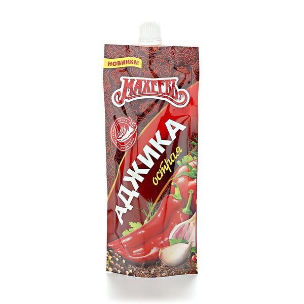 Прыправа Аджыка вострая Махееў дой-пак 140г