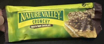 Crunchy Oats and Dark chocolate, 2 Barres de 21 g