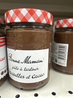 Pâte à tartiner noisettes et cacao