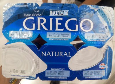 Yogur griego natural
