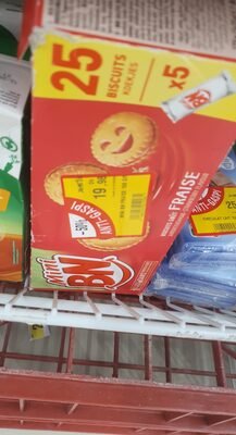 BN - Cookies - Mini Strawberry x 5, 175g (6.2oz)