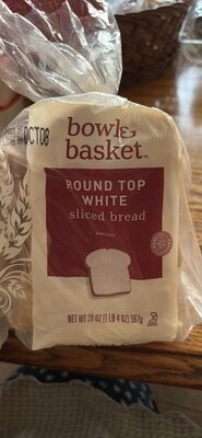 ROUND TOP WHITE sliced bread