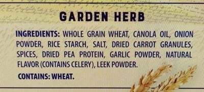 Nabisco triscuit crackers garden herb 1x9 oz