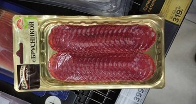 Колбаса с/в с брусникой