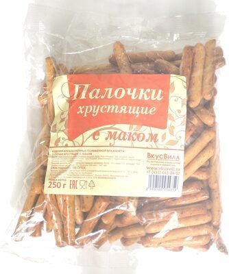 Палочки хрустящие с маком