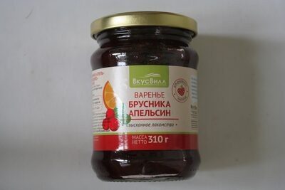 Варенье брусника апельсин