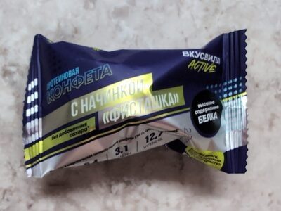 Протеиновая конфета с начинкой «Фисташка»
