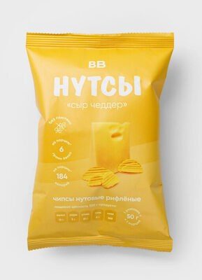 Чипсы нутовые "Нутсы" со вкусом "Сыр Чеддер"