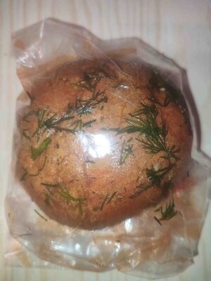 Пампушка ржаная с чесноком и зеленью