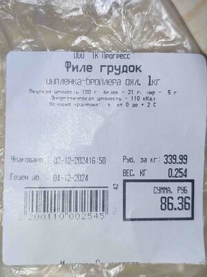 Филе грудок
